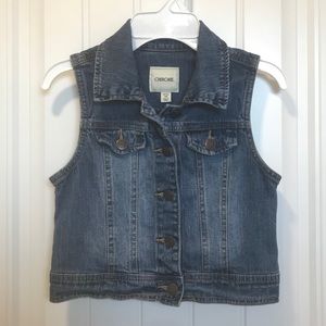 Cherokee Girls Jeans Vest Size 7/8